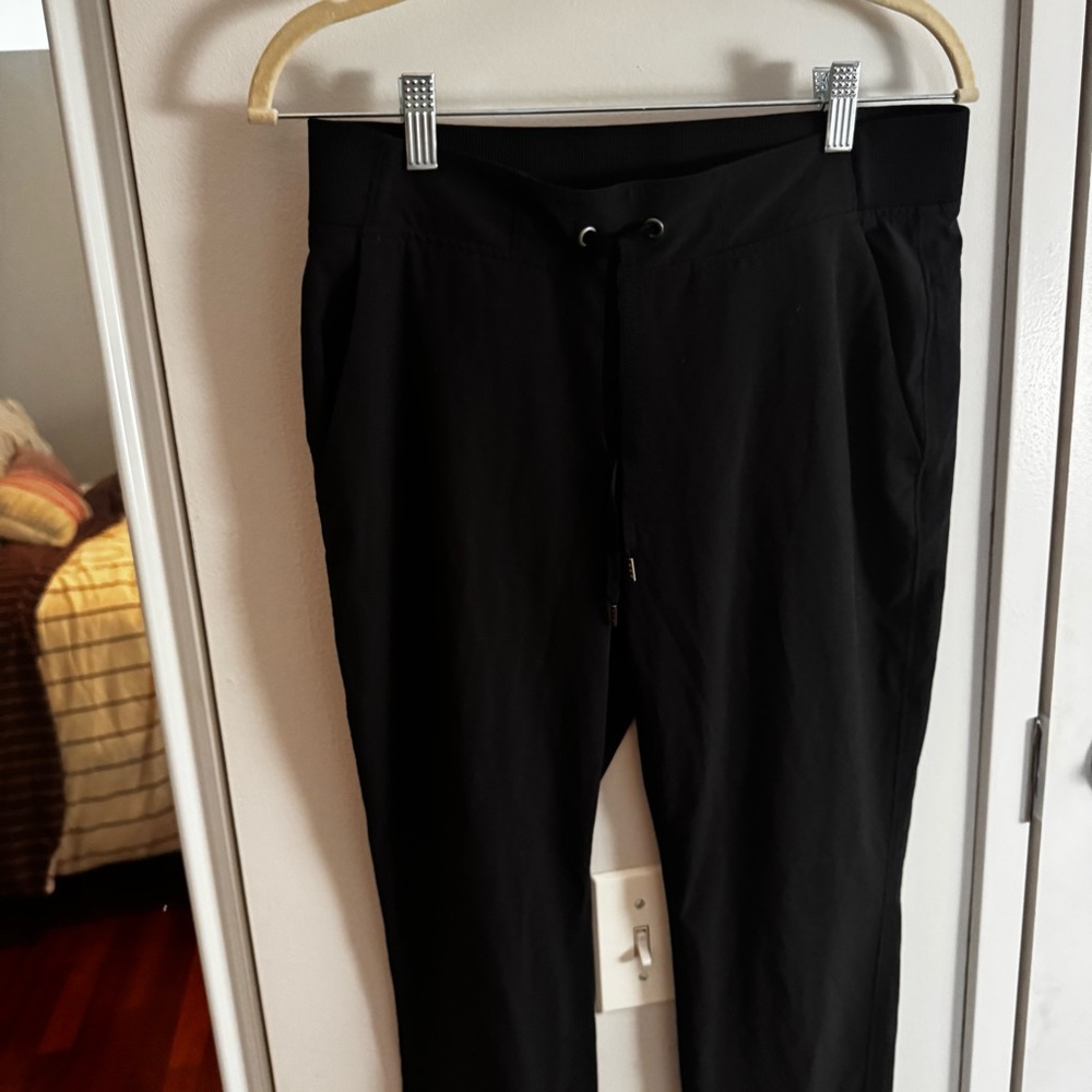 Athleta Black Drawstring Joggers - Picture 6 of 7